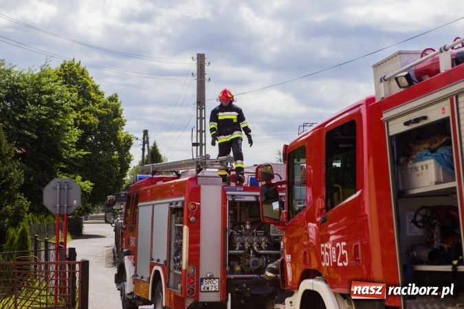 Zdjęcie w galerii na portalu naszraciborz.pl: Pożar w piwnicy sklepu ABC w Nędzy wiadomości z regionu