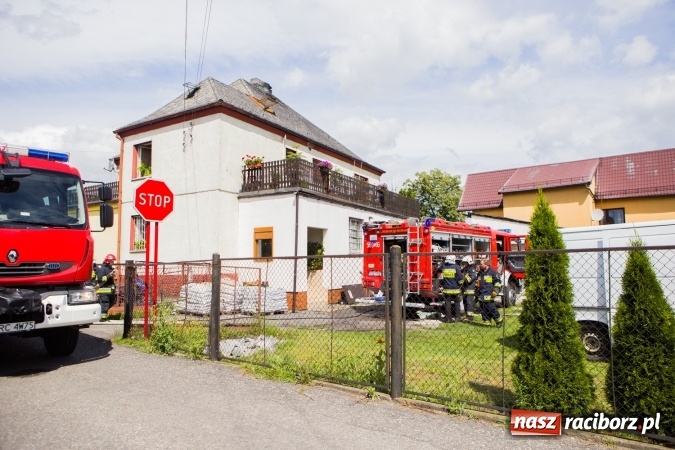 Zdjęcie w galerii na portalu naszraciborz.pl: Pożar w piwnicy sklepu ABC w Nędzy wiadomości z regionu