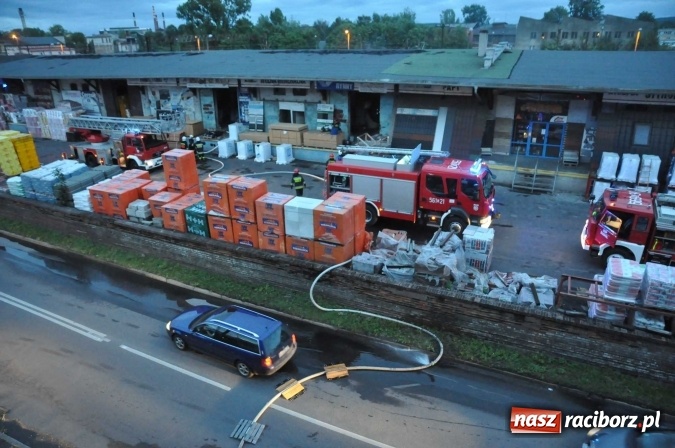 Zdjęcie w galerii na portalu naszraciborz.pl: Przy Kolejowej strażacy uratowali mienie wartości miliona złotych  wiadomości z regionu