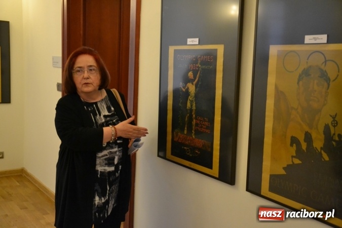 Zdjęcie w galerii na portalu naszraciborz.pl: Plakat Olimpijski - otwarcie wystawy na Zamku Piastowskim  wiadomości z regionu