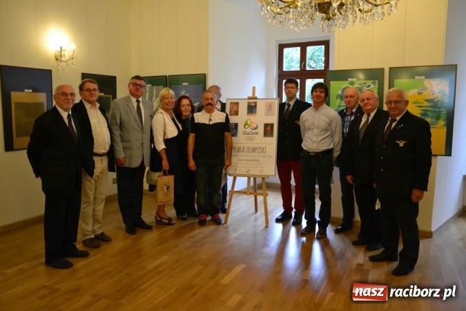 Zdjęcie w galerii na portalu naszraciborz.pl: Plakat Olimpijski - otwarcie wystawy na Zamku Piastowskim  wiadomości z regionu