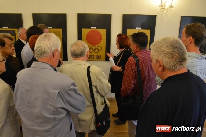 Zdjęcie w galerii na portalu naszraciborz.pl: Plakat Olimpijski - otwarcie wystawy na Zamku Piastowskim  wiadomości z regionu