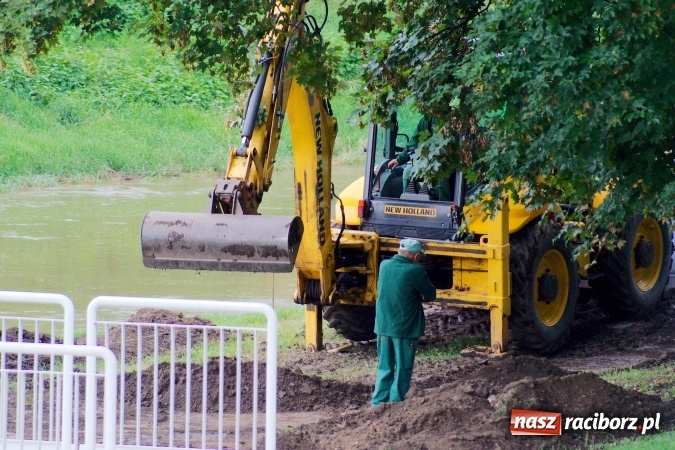 Zdjęcie w galerii na portalu naszraciborz.pl: Ruszyła budowa plaży nad Odrą wiadomości z regionu