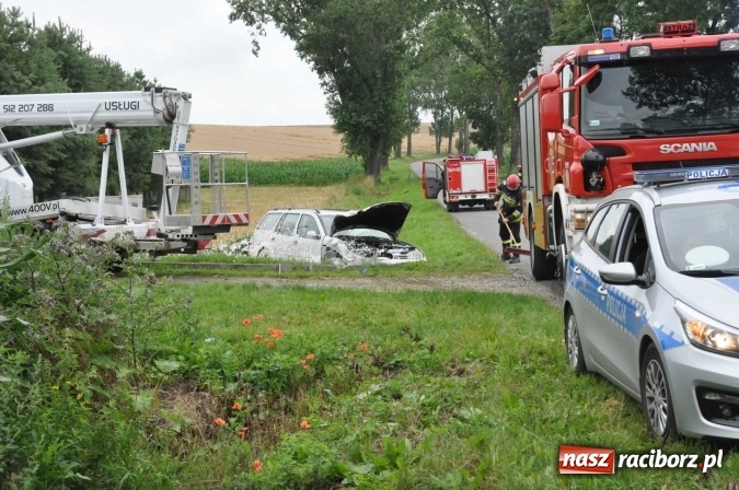 Zdjęcie w galerii na portalu naszraciborz.pl: Trudny poniedziałek na drogach - zdarzenia w Zabełkowie oraz Makowie wiadomości z regionu