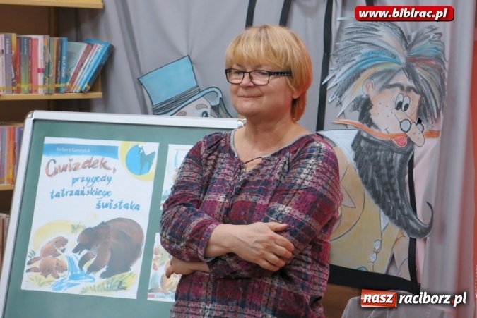 Zdjęcie w galerii na portalu naszraciborz.pl: Kim jest Dżok? - spotkanie z pisarką Barbarą Gawryluk w bibliotece wiadomości z regionu