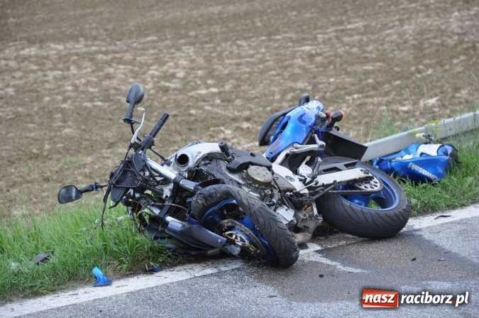 Zdjęcie w galerii na portalu naszraciborz.pl: Kierowca kawasaki z Raciborza przesadził z prędkością wiadomości z regionu