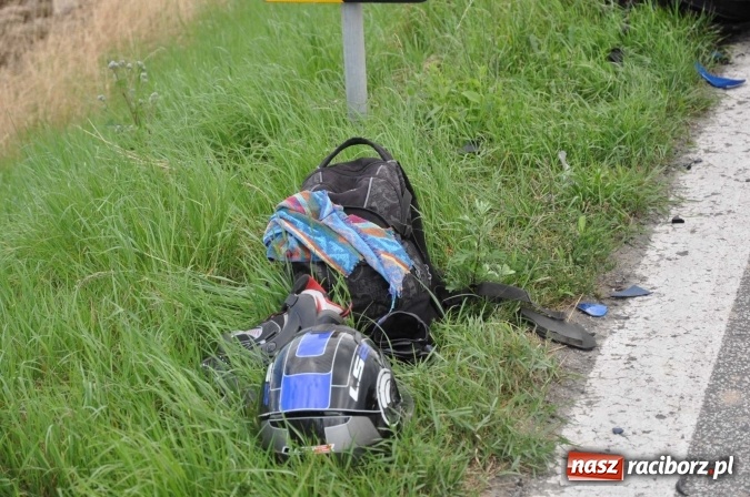 Zdjęcie w galerii na portalu naszraciborz.pl: Kierowca kawasaki z Raciborza przesadził z prędkością wiadomości z regionu