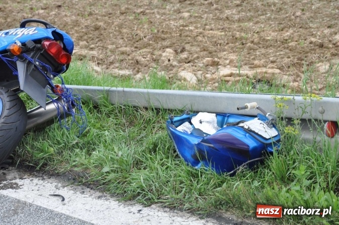 Zdjęcie w galerii na portalu naszraciborz.pl: Kierowca kawasaki z Raciborza przesadził z prędkością wiadomości z regionu