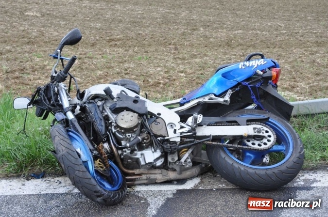 Zdjęcie w galerii na portalu naszraciborz.pl: Kierowca kawasaki z Raciborza przesadził z prędkością wiadomości z regionu