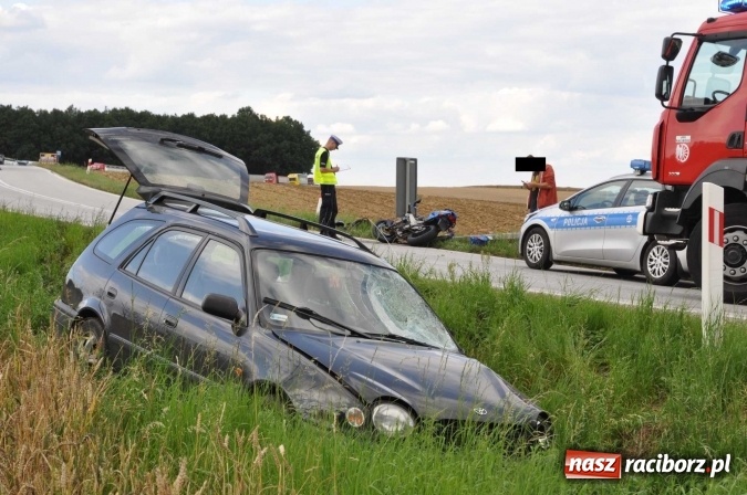 Zdjęcie w galerii na portalu naszraciborz.pl: Kierowca kawasaki z Raciborza przesadził z prędkością wiadomości z regionu