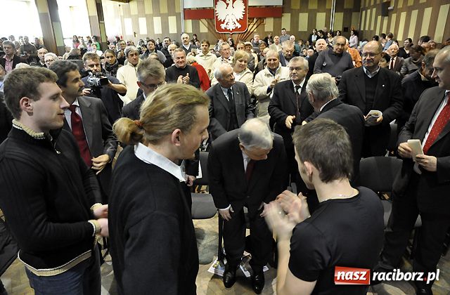 Zdjęcie w galerii na portalu naszraciborz.pl: J. Kaczyński w Raciborzu: zasadniczy spór wiadomości z regionu