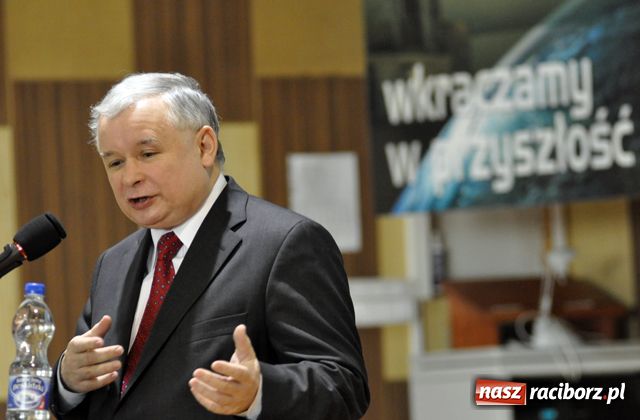 Zdjęcie w galerii na portalu naszraciborz.pl: J. Kaczyński w Raciborzu: zasadniczy spór wiadomości z regionu