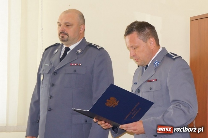 Zdjęcie w galerii na portalu naszraciborz.pl: Wprowadzenie I Zastępcy Komendanta Powiatowego Policji w Raciborzu  wiadomości z regionu