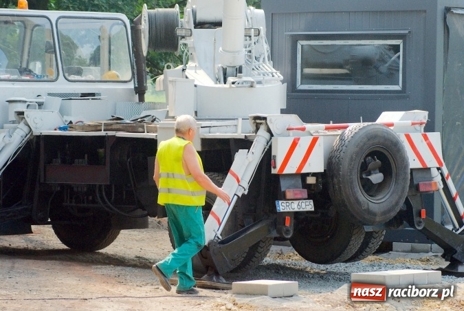 Zdjęcie w galerii na portalu naszraciborz.pl: Raciborska plaża w budowie. Sprawdź postępy prac na bulwarach nadodrzańskich wiadomości z regionu