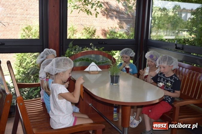 Zdjęcie w galerii na portalu naszraciborz.pl: Raciborskie przedszkolaki odwiedziły Lodziarnię pod Orzechem w Baborowie wiadomości z regionu