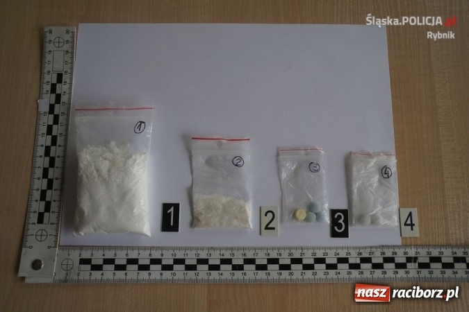 Zdjęcie w galerii na portalu naszraciborz.pl: Narkotyki wokół Raciborza. Wpadka dilerów w Rybniku i Wodzisławiu wiadomości z regionu