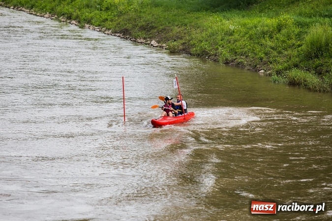Zdjęcie w galerii na portalu naszraciborz.pl: Zawody w slalomie kajakowym na rzece Odrze wiadomości z regionu
