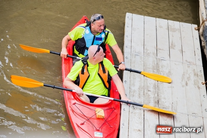 Zdjęcie w galerii na portalu naszraciborz.pl: Zawody w slalomie kajakowym na rzece Odrze wiadomości z regionu