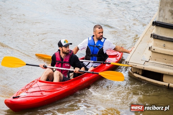 Zdjęcie w galerii na portalu naszraciborz.pl: Zawody w slalomie kajakowym na rzece Odrze wiadomości z regionu