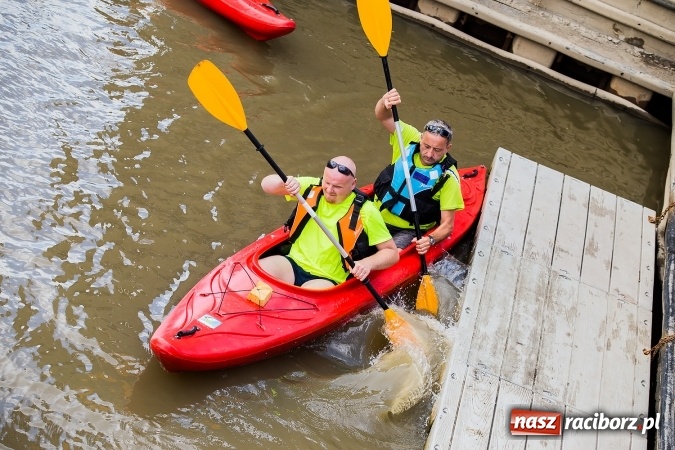 Zdjęcie w galerii na portalu naszraciborz.pl: Zawody w slalomie kajakowym na rzece Odrze wiadomości z regionu