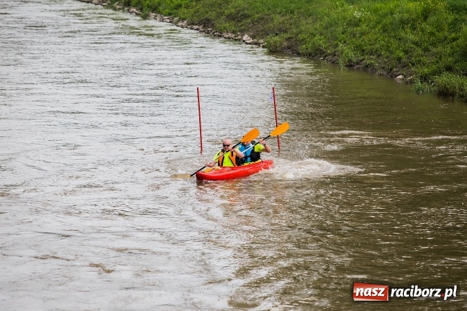Zdjęcie w galerii na portalu naszraciborz.pl: Zawody w slalomie kajakowym na rzece Odrze wiadomości z regionu