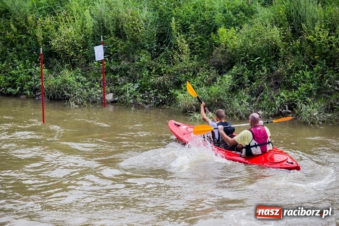 Zdjęcie w galerii na portalu naszraciborz.pl: Zawody w slalomie kajakowym na rzece Odrze wiadomości z regionu