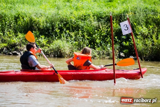 Zdjęcie w galerii na portalu naszraciborz.pl: Zawody w slalomie kajakowym na rzece Odrze wiadomości z regionu
