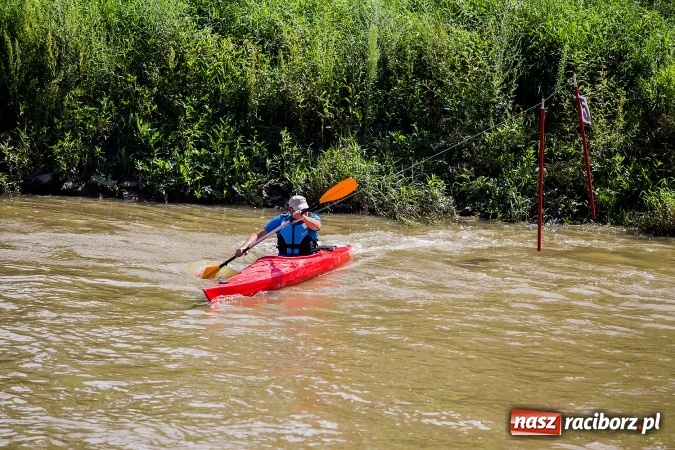 Zdjęcie w galerii na portalu naszraciborz.pl: Zawody w slalomie kajakowym na rzece Odrze wiadomości z regionu