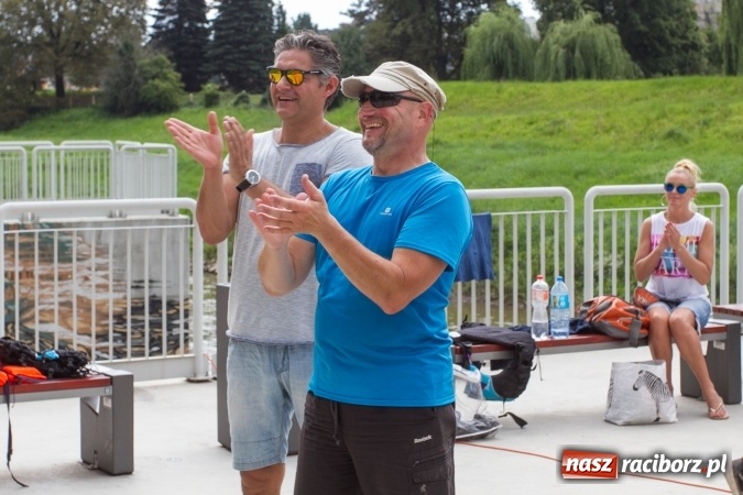 Zdjęcie w galerii na portalu naszraciborz.pl: Pływackie sprinty na Odrze FOTO i wyniki  wiadomości z regionu