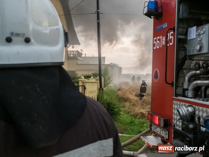 Zdjęcie w galerii na portalu naszraciborz.pl: Pożar domu jednorodzinnego w Krowiarkach wiadomości z regionu
