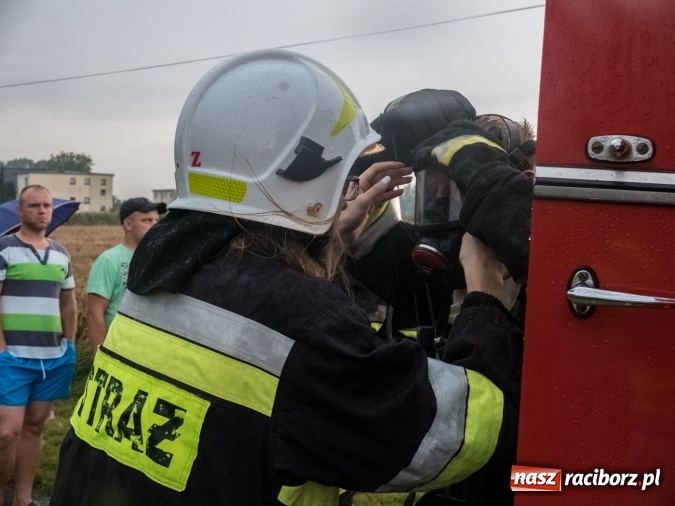 Zdjęcie w galerii na portalu naszraciborz.pl: Pożar domu jednorodzinnego w Krowiarkach wiadomości z regionu