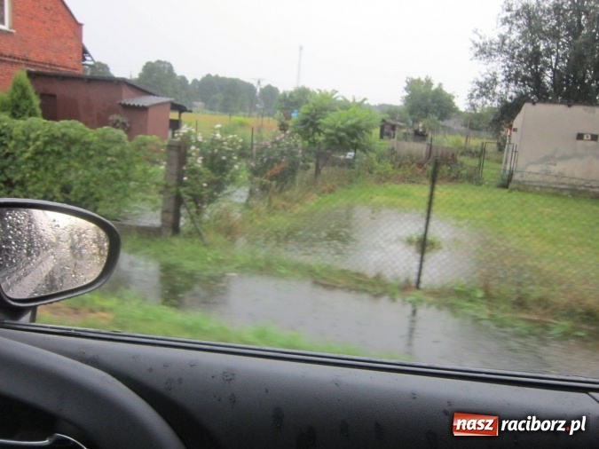 Zdjęcie w galerii na portalu naszraciborz.pl: Podtopione domy i budynki użyteczności publicznej, w tym szkoła. Rudy po nawałnicy wiadomości z regionu