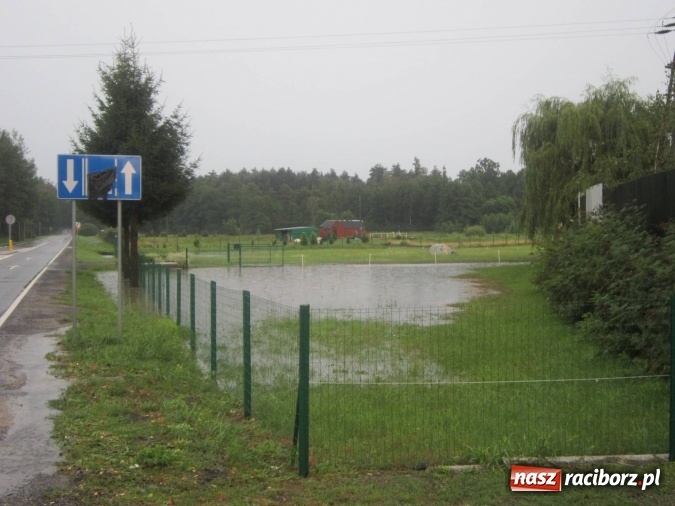 Zdjęcie w galerii na portalu naszraciborz.pl: Podtopione domy i budynki użyteczności publicznej, w tym szkoła. Rudy po nawałnicy wiadomości z regionu