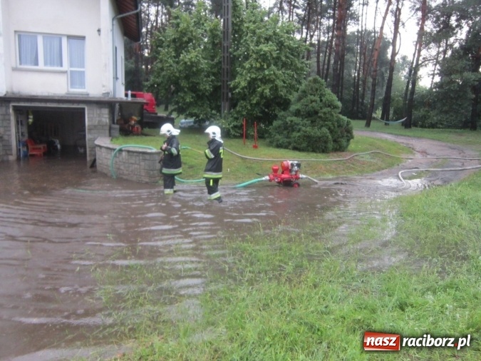 Zdjęcie w galerii na portalu naszraciborz.pl: Podtopione domy i budynki użyteczności publicznej, w tym szkoła. Rudy po nawałnicy wiadomości z regionu
