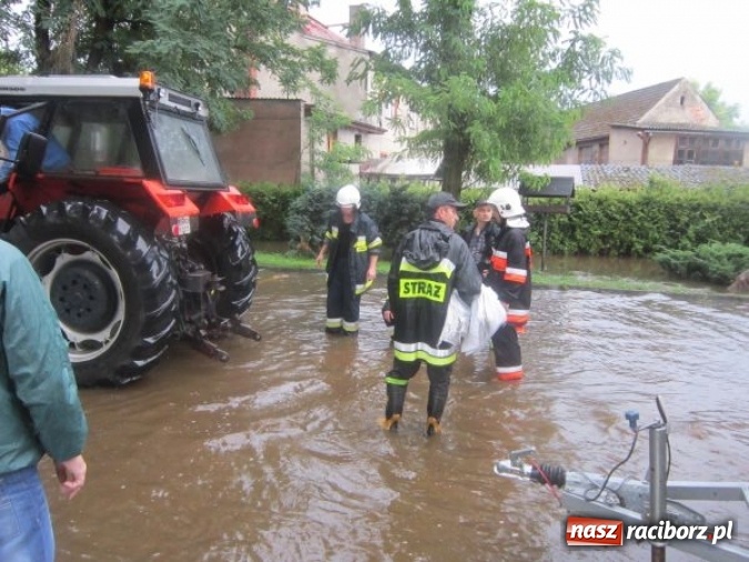 Zdjęcie w galerii na portalu naszraciborz.pl: Podtopione domy i budynki użyteczności publicznej, w tym szkoła. Rudy po nawałnicy wiadomości z regionu