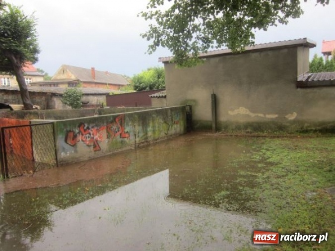 Zdjęcie w galerii na portalu naszraciborz.pl: Podtopione domy i budynki użyteczności publicznej, w tym szkoła. Rudy po nawałnicy wiadomości z regionu