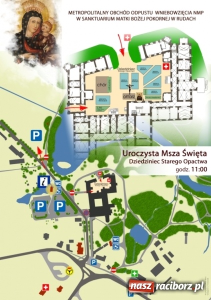 Zdjęcie w galerii na portalu naszraciborz.pl: Metropolitalny obchód odpustu Wniebowzięcia NMP wiadomości z regionu