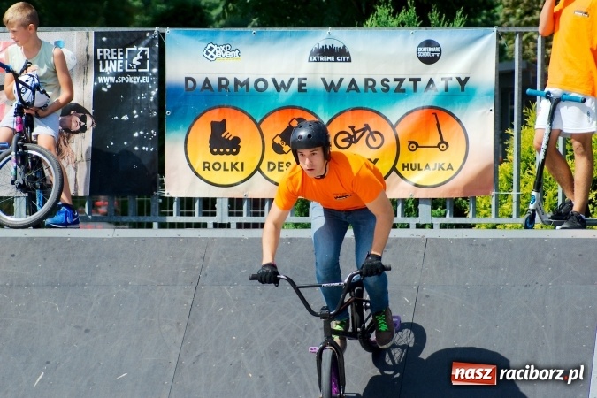 Zdjęcie w galerii na portalu naszraciborz.pl: III warsztaty Extreme City na skateparku przy Zamkowej wiadomości z regionu