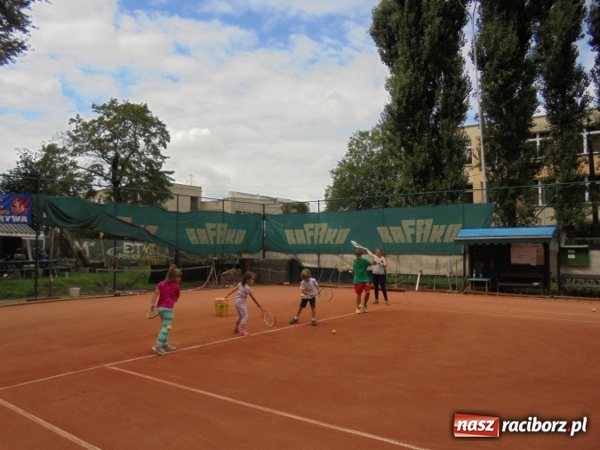 Zdjęcie w galerii na portalu naszraciborz.pl: Przyszli tenisiści poznawali tajniki sportu wiadomości z regionu