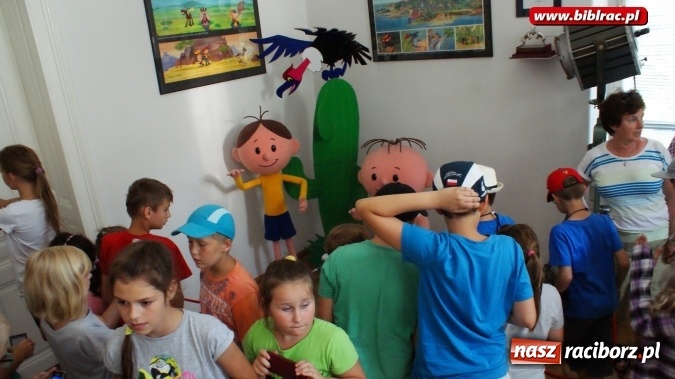 Zdjęcie w galerii na portalu naszraciborz.pl: Lato z Biblioteką - uczestnicy odwiedzili Studio Filmów Rysunkowych w Bielsku-Białej wiadomości z regionu