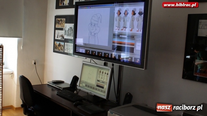 Zdjęcie w galerii na portalu naszraciborz.pl: Lato z Biblioteką - uczestnicy odwiedzili Studio Filmów Rysunkowych w Bielsku-Białej wiadomości z regionu
