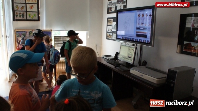 Zdjęcie w galerii na portalu naszraciborz.pl: Lato z Biblioteką - uczestnicy odwiedzili Studio Filmów Rysunkowych w Bielsku-Białej wiadomości z regionu
