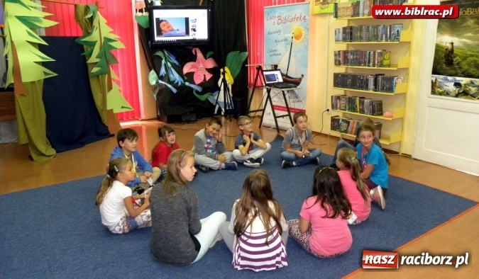 Zdjęcie w galerii na portalu naszraciborz.pl: Plik i Folder w bibliotece - kolejny piknik edukacyjny dla dzieci  wiadomości z regionu