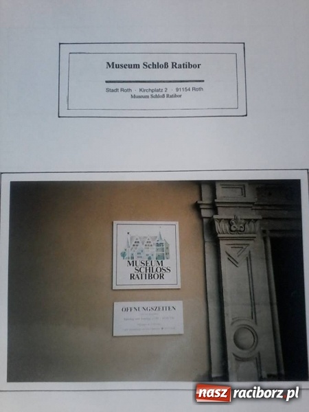 Zdjęcie w galerii na portalu naszraciborz.pl: Od zamku i piwa do apteki, czyli nazwa Ratibor w niemieckim krajobrazie wiadomości z regionu