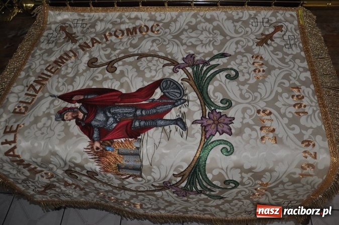 Zdjęcie w galerii na portalu naszraciborz.pl: OSP Kuźnia Raciborska z nowym sztandarem  wiadomości z regionu