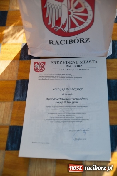 Zdjęcie w galerii na portalu naszraciborz.pl: Jubileusz trzydziestolecia ROD Pod Widokiem wiadomości z regionu