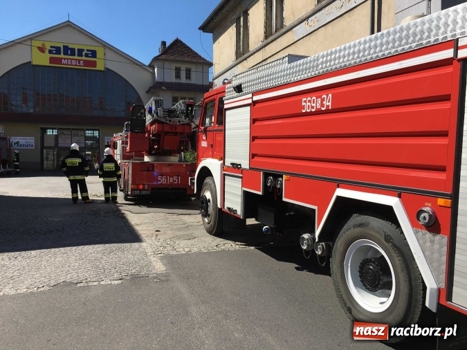 Zdjęcie w galerii na portalu naszraciborz.pl: W hali targowej przy Eichendorffa uruchomił się alarm z monitoringu pożarowego wiadomości z regionu