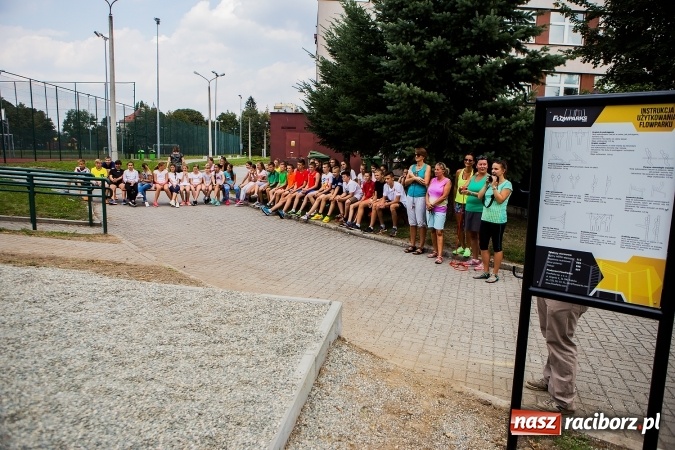 Zdjęcie w galerii na portalu naszraciborz.pl: Flowpark przy Żorskiej oficjalnie otwarty wiadomości z regionu