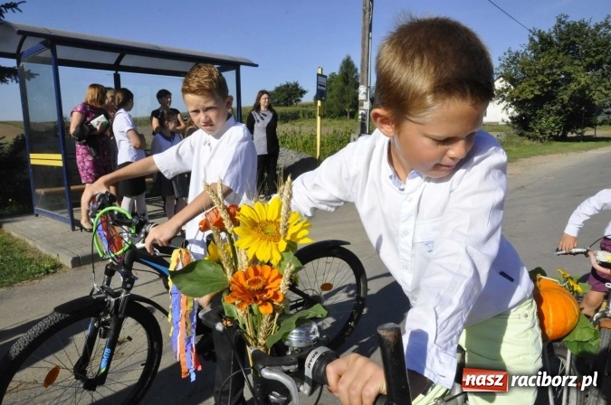 Zdjęcie w galerii na portalu naszraciborz.pl: Dożynki 2016. W Gamowie najmłodsi wypełnili korowód wiadomości z regionu