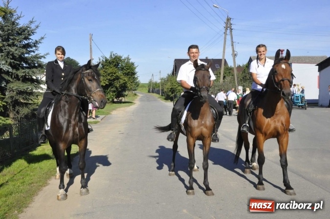 Zdjęcie w galerii na portalu naszraciborz.pl: Dożynki 2016. W Gamowie najmłodsi wypełnili korowód wiadomości z regionu